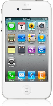 Смартфон APPLE iPhone 4 8GB White - Рязань