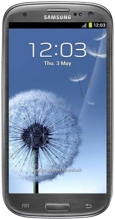 Смартфон Samsung Galaxy S3 GT-I9300 16Gb Titanium grey - Рязань